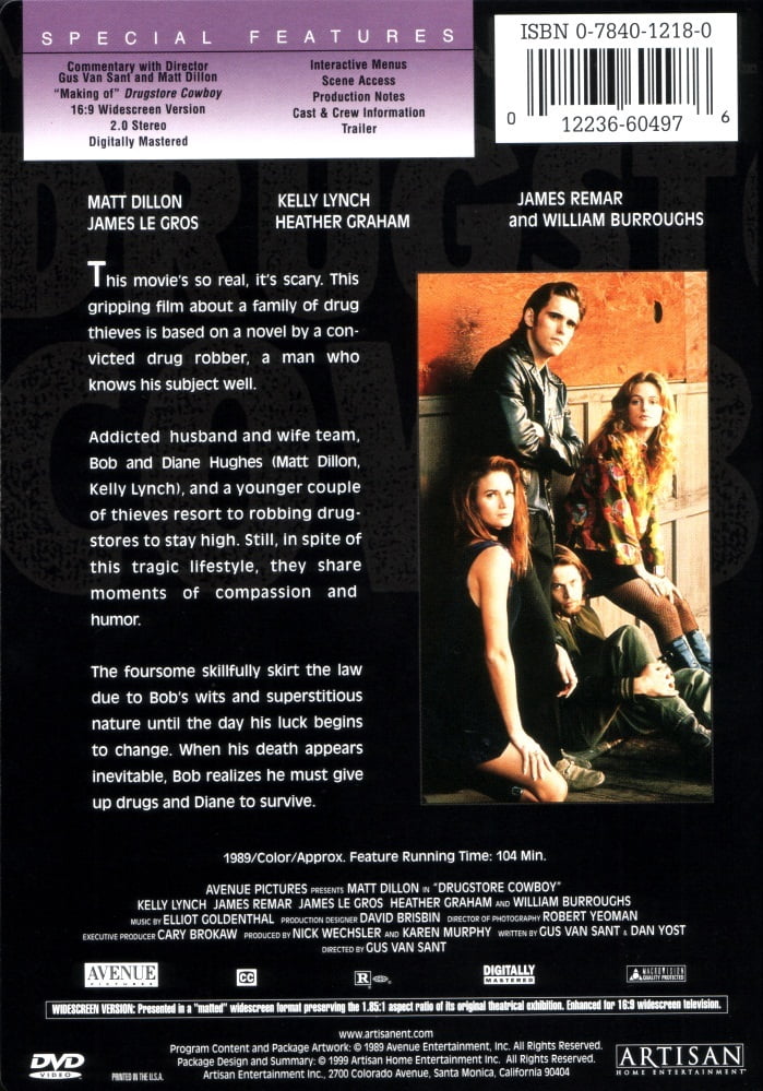 Drugstore Cowboy (DVD) - Walmart.com