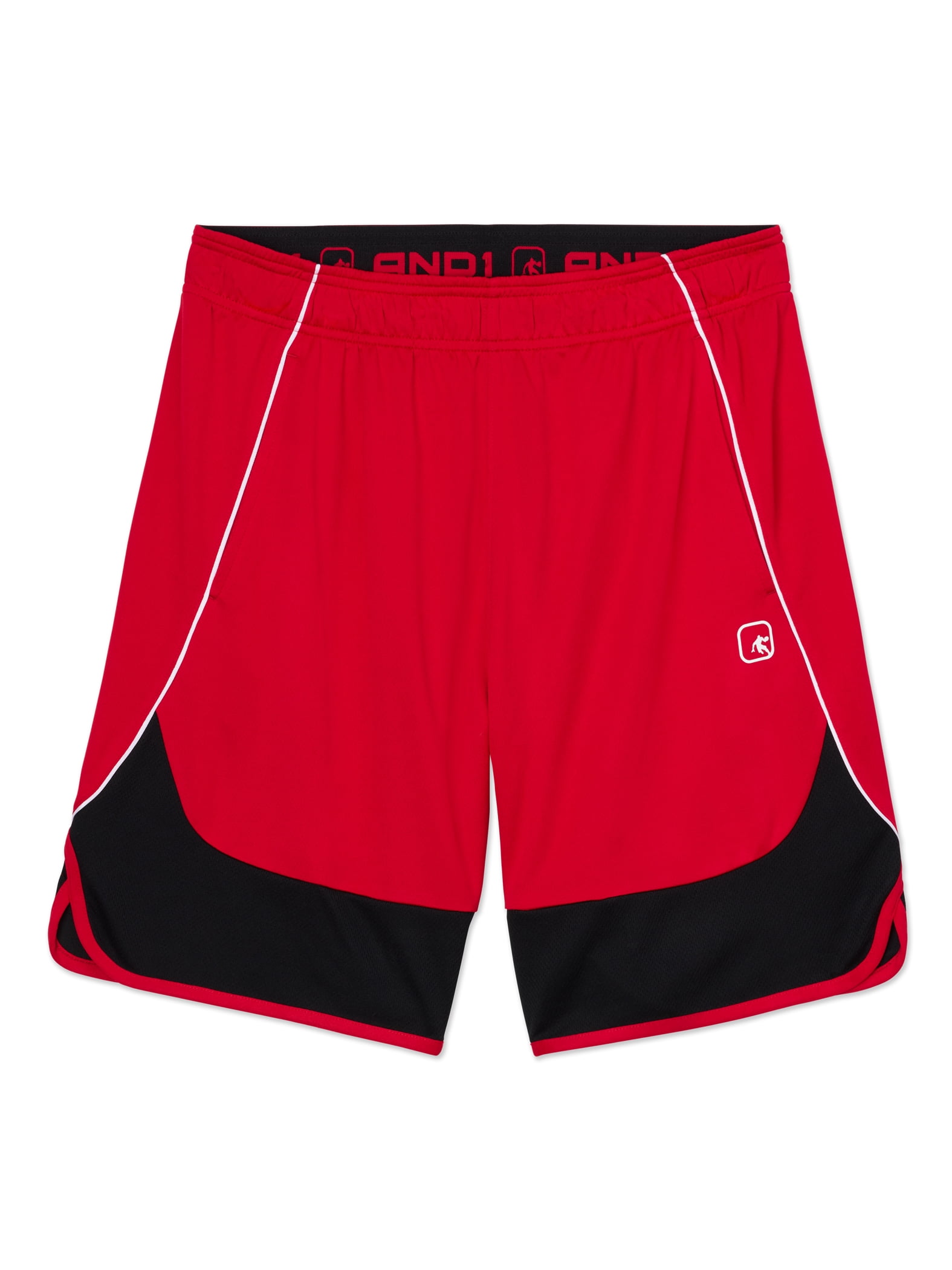 AND1 Men's and Big Men's Active Swing-Man Short, up to Size 3XL