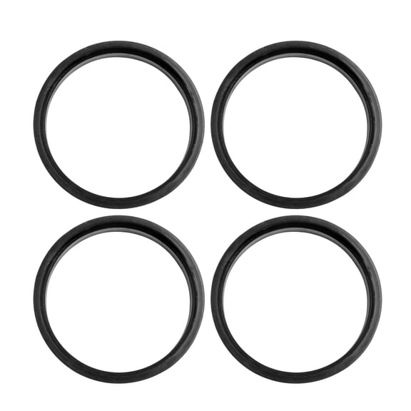 Hub Centric Rings Wheel Bore Center 73.1 to 66.6mm Black Plastic 4pcs