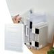 thumbnail image 1 of Caja Organizadora shamjiam Titular de archivo transparente A4 blanco fino, 1 of 7