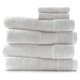 thumbnail image 1 of Toallas de baño para el baño - Toallas de baño de lujo de algodón - Juego de toallas de baño ultra suaves y muy absorbentes, juego de 6 piezas (4 toallas de baño, 2 toallitas) - Blanco, 1 of 5