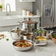 thumbnail image 2 of Batería De Cocina De Acero Inoxidable Royal Haus By Apolo De 12 Piezas De 9 Capas RH-1340 Plateado, 2 of 6