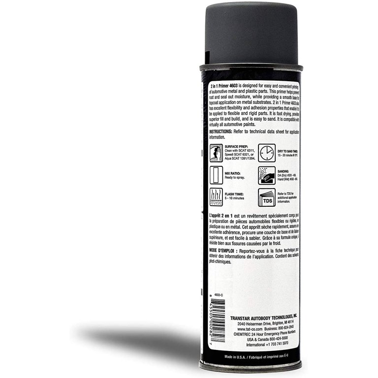 TRANSTAR TRAN4603 2 in 1 Primer Gray Aerosol CASE of 6
