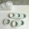 thumbnail image 3 of Concrete Candlestick Silicone Mold DIY Handmade Round Plaster Epoxy Resin Candle Holder Craft Molds Home Decoration Supplies, 3 of 7
