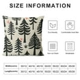 thumbnail image 5 of Nawypu  Pine Tree Forest White Geometry Throw Pillow Case Cushion Cover Home Sofa Decorative, 5 of 5