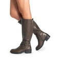 thumbnail image 7 of Dream Pairs Women's Riding Knee High Boots with Buckle, 7 of 7