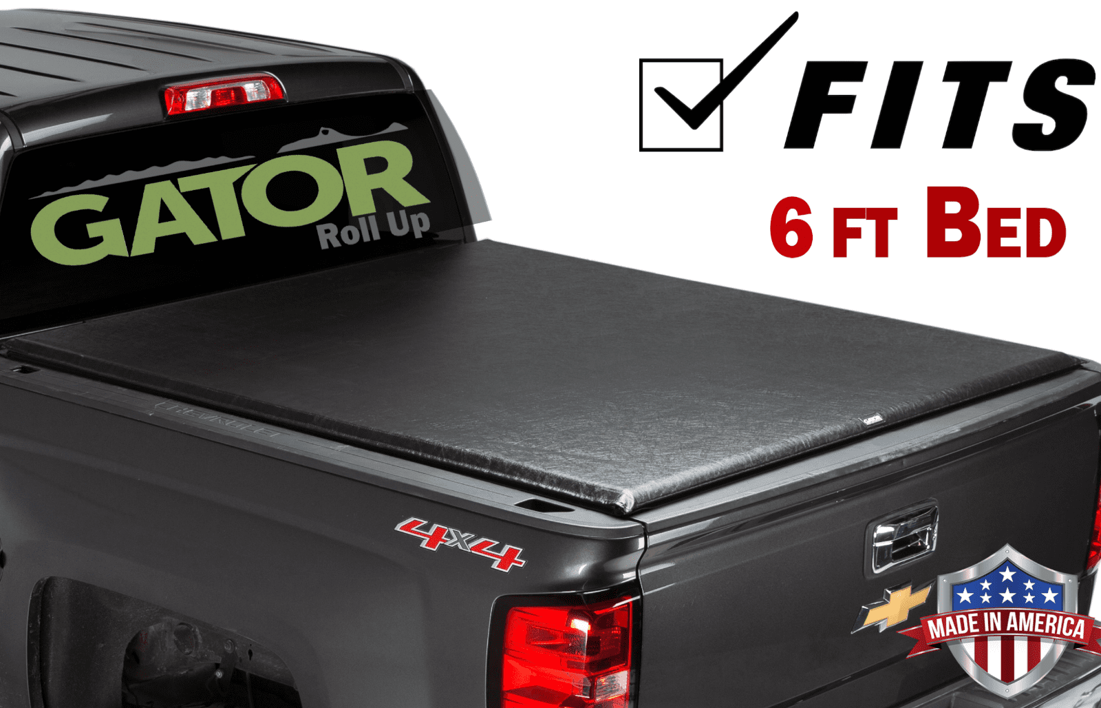 Gator Etx Roll Up Fits 2015 2019 Chevy Colorado Canyon 6 Ft Bed Only Soft Roll Up Truck Bed Tonneau Cover Made In The Usa 53113 Walmart Com Walmart Com