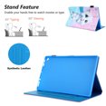 thumbnail image 2 of Fire HD 10 Case 9th Generation 2019, Fire HD 10 Case 7th/5th Gen, 2017/2015, Allytech PU Leather Slim Shockproof Protection Folio Kickstand Auto Sleep Wake TPU Back Cover for Fire HD 10,White Cat, 2 of 6