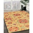 thumbnail image 2 of Ahgly Company Indoor Rectangle Abstract Orange Abstract Area Rugs, 8' x 12', 2 of 6