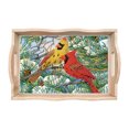 thumbnail image 1 of Bandeja Plato Cena Con Pintura Diamantes Comedor Navidad, 1 of 9