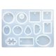thumbnail image 1 of Molde de silicona epoxi de cristal para fundición, manualidades, joyería, collares, colgantes (semitransparente), 1 of 7