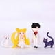 thumbnail image 3 of CITYSTRONG Dibujos animados Anime Sailor Moon Estatua Figuras Juguetes Figura de acción Decoraciones De Pasteles Miniatura Gato Modelo coleccionable Regalo de muñecas Linda Ornamento del coche, 3 of 4
