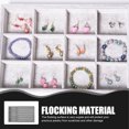 thumbnail image 3 of OULII 2Pcs Jewellery Trays Flocking Grey For Home Use And Jewelry Display, 3 of 8