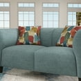 thumbnail image 6 of Roundhill Furniture Della Upholstered Stationary Loveseat, Blue, 6 of 10