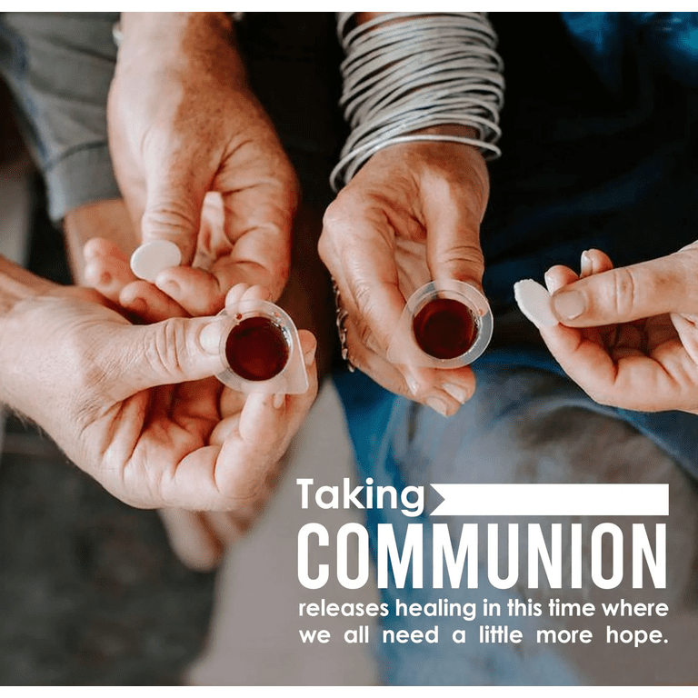 The Miracle Meal Pre-filled Communion Cups & Wafers 100ct with