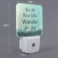 thumbnail image 2 of Fotbe Not All Those Who Wander Are Lost1 Luz Nocturna LED, Luz de Noche con Sensor de Luz Natural de Anochecer a Amanecer, Se Enchufa a la Pared, Blanco Cálido 0.5W-UK, 2 of 7