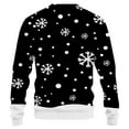 thumbnail image 6 of KANG Festive Knit Sweater With Print Long Sleeve Crewneck Comfortable Holiday Pullover For Winter Outfits Ideal For Seasonal Celebrations Casual Wardrobe, 6 of 6