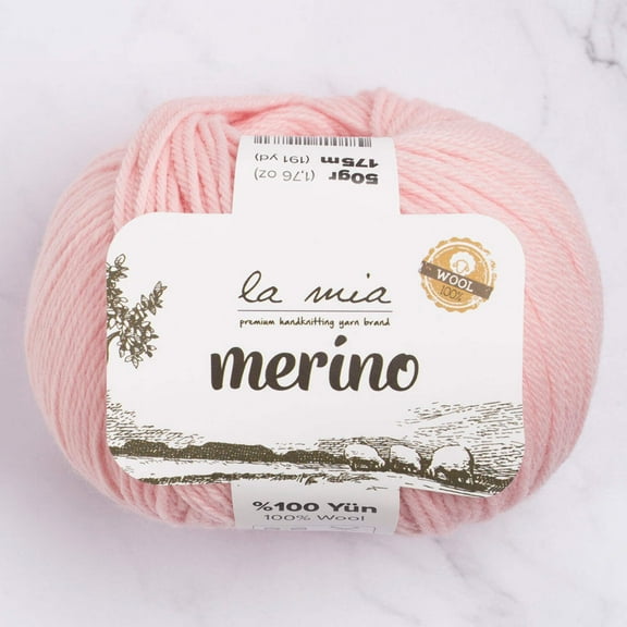 La Mia Merino Yarn, Pink - L040