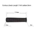thumbnail image 1 of 2Pcs Wheelbarrow Rubber Handles, Round Tubes Black Replacement Handles, 1 of 8