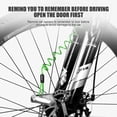 thumbnail image 1 of Cable recordatorio de candado de disco para motocicleta y bicicleta de 4 pies, accesorios para bicicleta (verde), 1 of 2