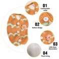 thumbnail image 3 of Cozy Velvet Warmth Brown Dog Vest for Spring & Fall, 3 of 6
