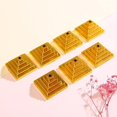 thumbnail image 4 of Lubelski 30 Pcs Flagpole Bases Smooth Square Shape Laddered Electroplated Lightweight Office Desk Decoration Golden Color Small Flag Display Stands Office Supplies, 4 of 8
