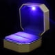 thumbnail image 2 of KAKOWELY Caja para anillos de boda con luz octogonal, caja decorativa para anillos de boda., 2 of 4