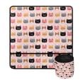 thumbnail image 2 of HELLHERO Cartoon Cats Sewing Machine Mat Foldable Non Slip with 4 Pockets to Keep Tidy Sewing Machines Pad, Christmas, 2 of 5