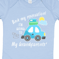 thumbnail image 4 of Inktastic Book My Reservation I'm Going to My Grandparents' Boys or Girls Baby Bodysuit, 4 of 5