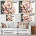 thumbnail image 4 of Designart Pink And Gold Orchid Flower II Canvas Wall Art, 4 of 5