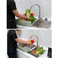 thumbnail image 4 of Shisuyan Retractable Pool Baffle Water Baffle Pool Clear Guard for Kitchen Sink (Green）, 4 of 8