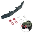 thumbnail image 4 of Parachoques delantero y gancho de remolque RC 1/16, gancho de cabrestante para WPL C14 Henglong, accesorios de bricolaje, reemplazos de camiones Negro, 4 of 8