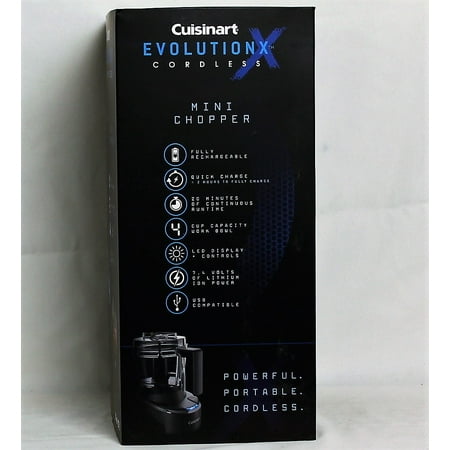 Cuisinart - EvolutionX Cordless Mini Chopper - Gray & Black