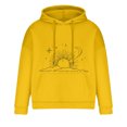 thumbnail image 2 of ZCFZJW Mens Retro Sun and Moon Graphic Hoodie Lightweight Pullover Sweatshirts Cool Hooded Long Sleeve Shirts with Drawstring Pockets Yellow XXXL, 2 of 5