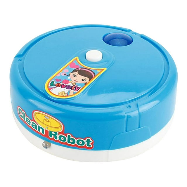 Pretend Vacuum Toy Cleaning Sweeping Puzzle Toy Educational Toy blue
