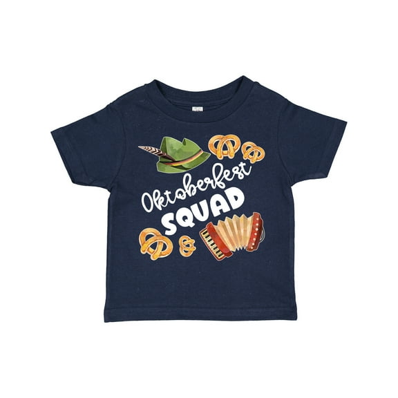 Inktastic Oktoberfest Squad Hat, Accordion, Pretzels Boys or Girls Toddler T-Shirt