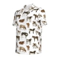thumbnail image 2 of Balery Cow Printed Men’s Short Sleeve Polo Shirt, Midweight Men's Shirt,Golf Polo shirts -4X-Large, 2 of 9