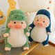 thumbnail image 3 of Pig plush stuffed toy, dinosaur pig shark pig plush pillow, 3 of 4