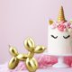 thumbnail image 3 of Adornos Pasteles para Hornear Resina Celebridad Internet Globo Perro Fiesta Postre Pastel Globo Adornos para (oro) TXW # 648706.03, 3 of 9