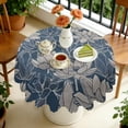 thumbnail image 4 of Round Tablecloth Spring Summer 60x60 Inch flower Table Cover Round for Dinner Party Picnic, 4 of 5