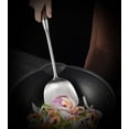 thumbnail image 3 of Wok Spatula & Ladle, 304 Stainless Steel Utensils Set with Long Wooden Handle Heat Resistant, 14-15 Inch Ladle and Spatula Set for Cooking, 3 of 7