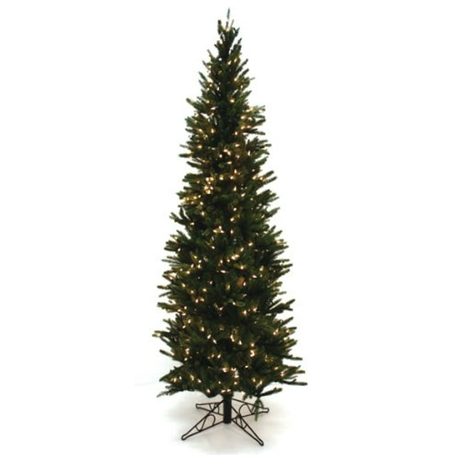 Special Happy Corp LTD Oregon Pine Artificial Prelit Christmas Tree, 6-1/2-Feet, Clear Lights