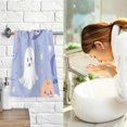 thumbnail image 7 of Yayeee 100% Cotton Hand Towels for Bathroom 16" x 28" Soft Absorbent Kitchen Towel, Blue Halloween, 7 of 7