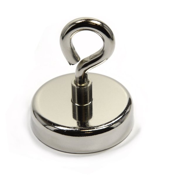 CMS 249lb Fishing Dia 2.36"x0.59" Neodymium Cup W/ Eyebolt Walmart