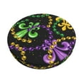 thumbnail image 2 of Lsque Mardi Gras6 Round Bar chair cushion covers Velvet Fabric Premium Comfort Protects from Scratches and Stains for 14-17 Inch Chair- 13 inch, 2 of 7