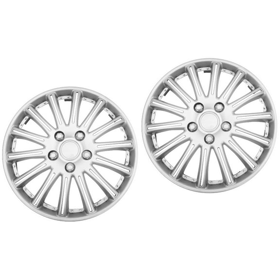 2pcs Wheel Rim Cover Hubcap 14 Inch Hubcap Decorative Hub Cover Automotive Hubcap
