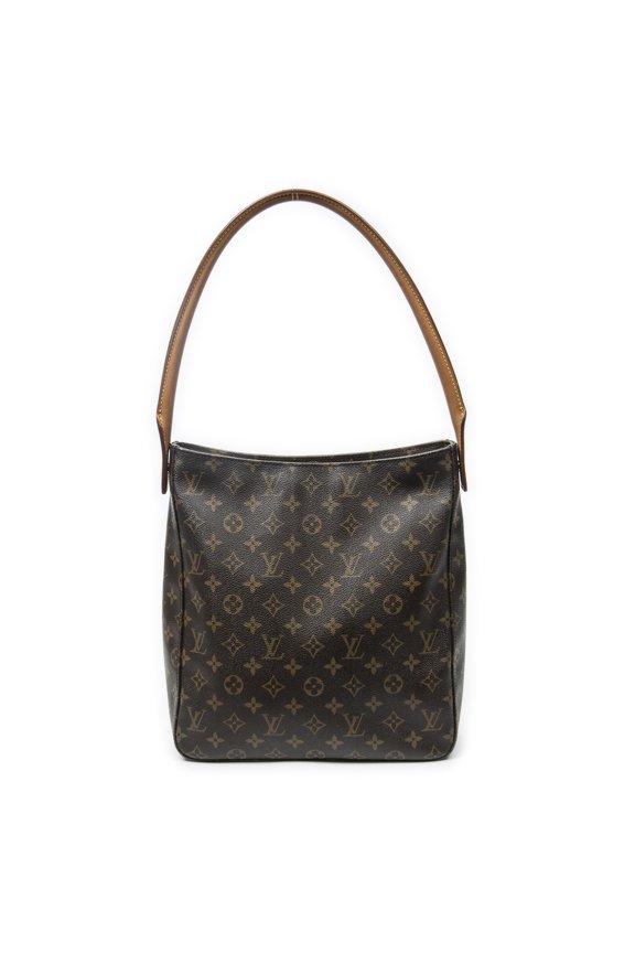 Pre-Owned Louis Vuitton Brown Looping GM Shoulder Bag Monogram Canvas