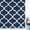 Blue, variant on Navy Blue Morocco Pattern Window Privacy Film Stain Glass,Reusable Decorative Rainbow Window Film,White Moroccan Geometric Art Static Cling Sun Blocking Stickers Decals Covers 29.5" x 118" (2pcs)