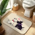 thumbnail image 6 of 1pc Two Scottish Absorbent Non-Slip Bathroom Thickened Flannel Rug Decor,Soft,Quick Drying,Suitable For Indoor/outdoor Use,Bathrooms,Bedrooms,Kitchens,Terrace,Laundry Rooms,16"x24", 6 of 7