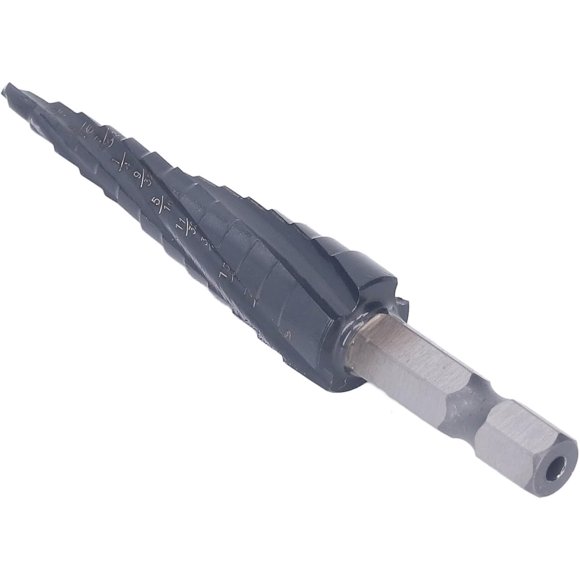 shiyou-M35 Cobalt Step Drill Bit, Step Drill Bit Step Drill Bit Pagoda Drill Shank M35 Spiral Flute 4 Flute Inch Step Drill Bits, Step Drill Bits, hi1c9uq8zg